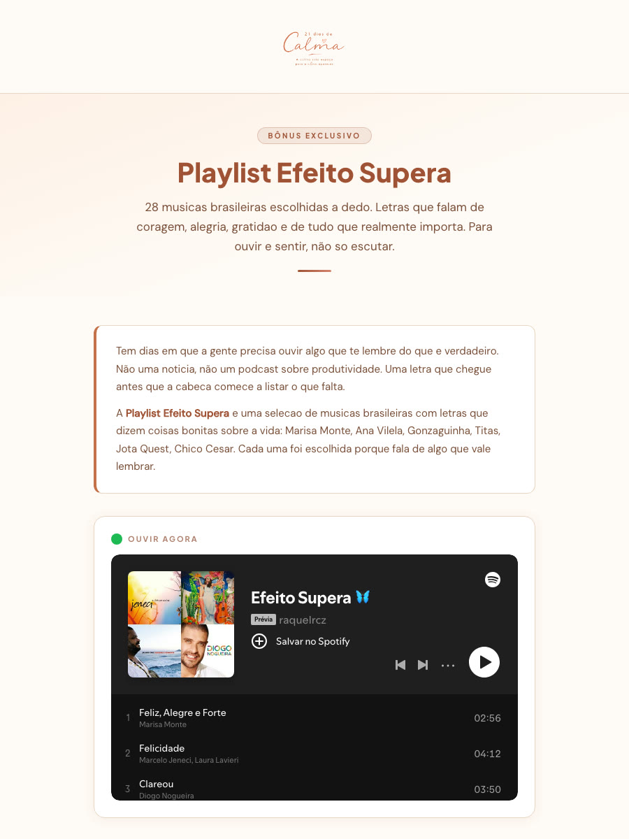Capa da Playlist Efeito Supera